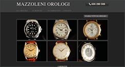 Desktop Screenshot of mazzoleniorologi.it